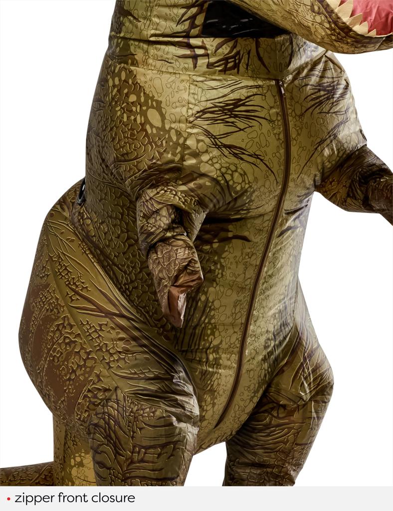 Adult Jurassic World Inflatable One Size Rubie's T-Rex Costume,