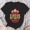 Vintage Circus Team T Shirt Aesthetic Unisex Unisex Short Sleeve Y2k Harajuku Graphic Tee Trendy Streetwear Casual Tops