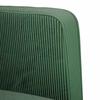 Armchair with Armrests Dark Green 54 Cm Cord Fabric