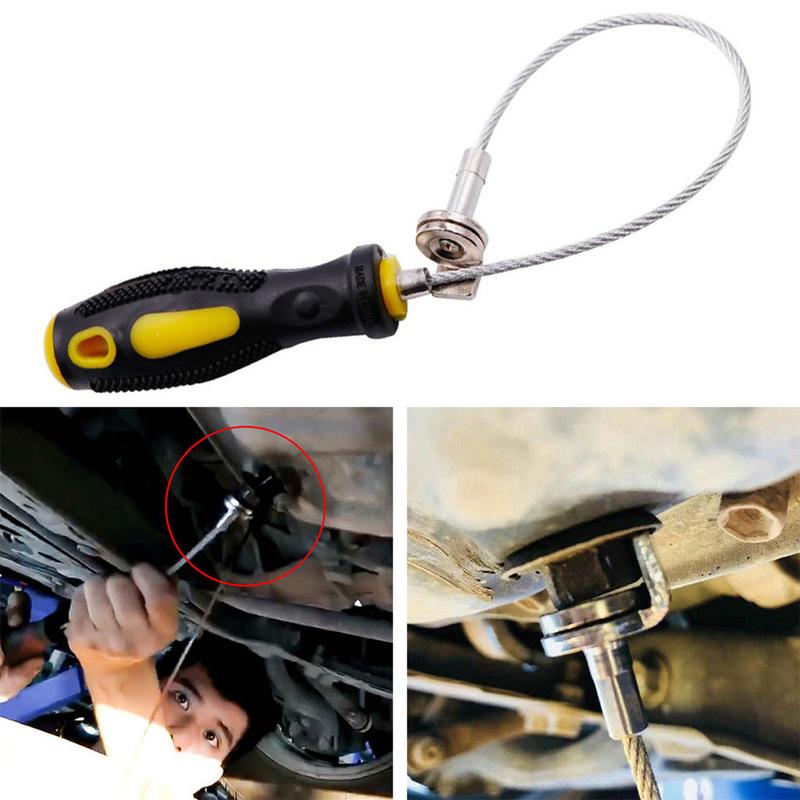 Oil Drain Plug Remover Wrench Car Oil Drain Wrench Oil Sump Drain Plug Remover for Automobile Repair for Car Accessories