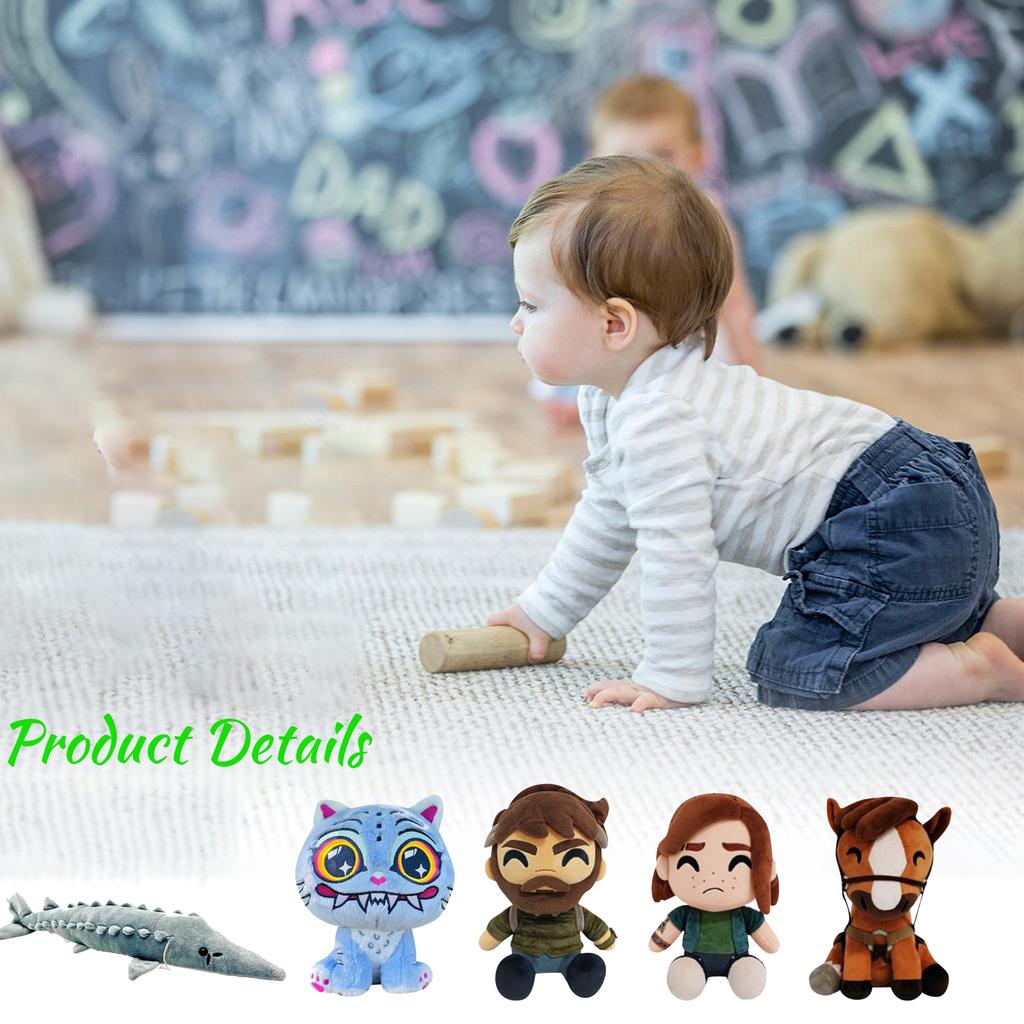 Plysjdukke, leketøysgave, tegneserie, filledukke for barn, gavepute for barn