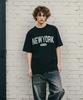 CRISCELO New York Old School T-Shirt Wt_Black 20S Oversized Fit