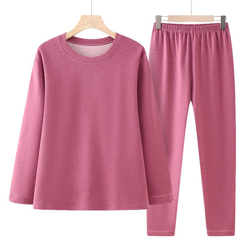 Women's Solid Color Casual Long Sleeve Top & Pants Set
