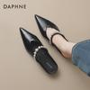 Daphne Pointed-Toe Slippers with Beads