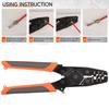 Waterproof Crimping Pliers with Locking Mechanism for Electrical Connector Sealing and Automotive Use IWC1424BP