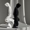 Faceless Thinker Figurine - Desktop Sculpture Statue for Home Decor, Abstract Collectible
