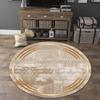 European Style Luxury Round Carpet Home Decoration Living Room Non-slip Large Rugs Bedroom Cloakroom Short Velvet Floor Mats