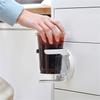 Portable Purpose Cup Holder Adhesive Mount Design For Car Office Home Strong ABS Construction Space Saving Organizer