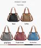 Large-Capacity Women's Canvas Tote - Korean Fashion, Casual Style, Simple Document Bag