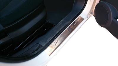 Door Sills OmsaLine (2 Pcs, Stainless Steel) for Peugeot Bipper