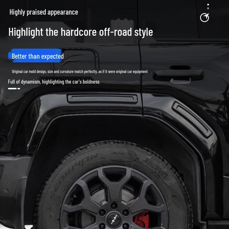 Equation Leopard 5 Wide Fender Flares & 3D Anti-scratch Door Panels - Off-road Exterior Upgrade Kit.