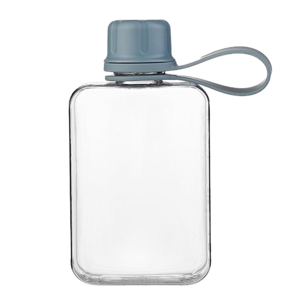 

Портативная бутылка для воды 240 мл/320 мл, прямоугольная, многоцветная, спортивная, красивая, плоская чашка для воды, для спорта на открытом воздухе