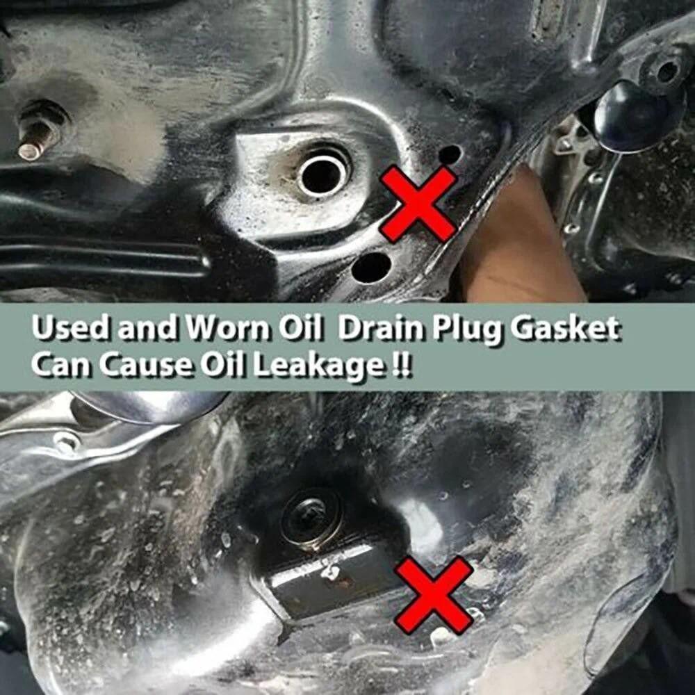 10-30Pcs Replaceable Car Drain Plug Gaskets Car Crush Washer  for Toyota/Camry/Corolla/Lexus/Scion