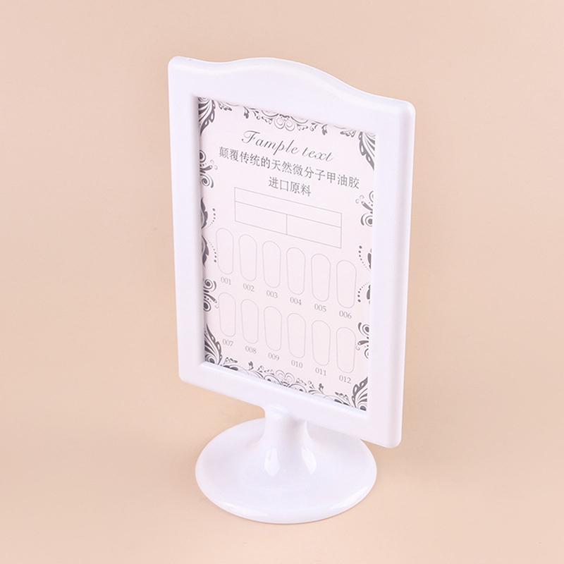 Nail Art Double-Sided Display Stand Nail Art Artwork Display Frame Nail Display Board False Nail Display Rack Gel Polish Holder