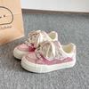 Casual board shoes women's spring and summer new versatile niche shoes platform student white shoes bread shoes