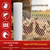Durable Black Breeding and Protection Net for Chickens: Thickened Plastic Fence with Foot Pads for Balcony Use