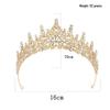 Queen Crown Rhinestone Birthday Headband - Alloy Bride Party Tiara Hair Accessory