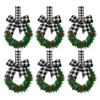 Pinecone Garland Christmas Vine Christmas Red Decoration Hanging For Garden Small Flower Wreath Memorial Day For Front Door