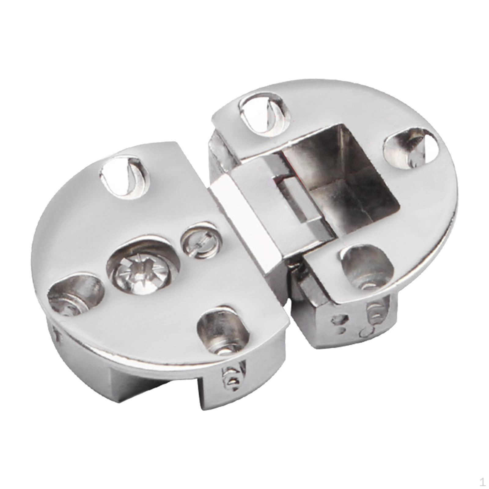 

2 шт. Петли для шкафа, Сверхпрочная фурнитура, Петли для складного стола с закругленной кромкой для швейной машины 5.8cmx3.7cm