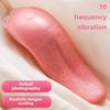 Electric Heating Silicone Tongue-Licking Vibrator for Women