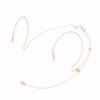 3,5mm 3-Pin Headset-Mikrofon Beige Verstärker Stimm-Lautsprecher Headset-Mikrofon Mikrofonzubehör