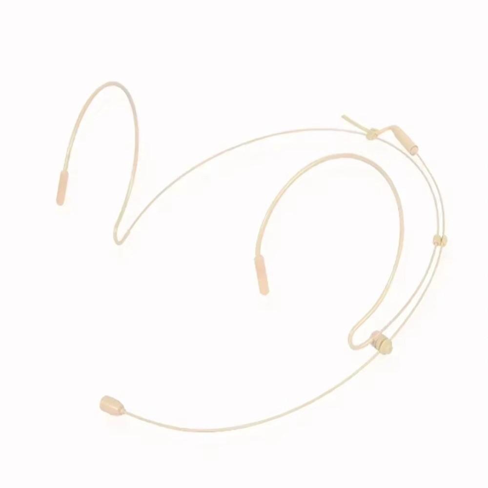 3,5mm 3-Pin Headset-Mikrofon Beige Verstärker Stimm-Lautsprecher Headset-Mikrofon Mikrofonzubehör