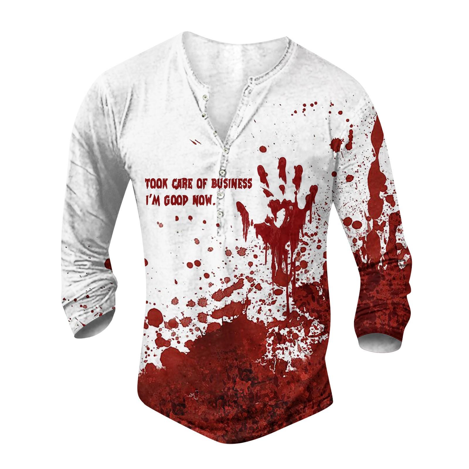 Мужская футболка с принтом на открытом воздухе — фото 7