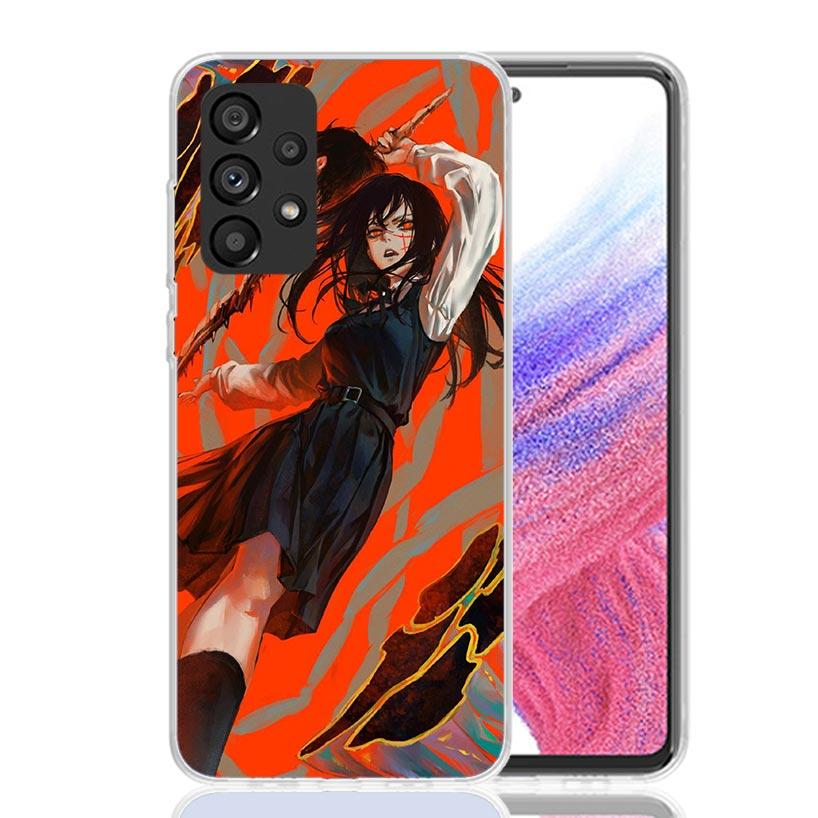 C-Kettensägenmanns Yoru Kriegsteufel Handyhülle für Samsung Galaxy A52 A51 A50S A12 A22 A32 A72 A10S A30S A31 A71 Note 20 Ultra 10 Plu