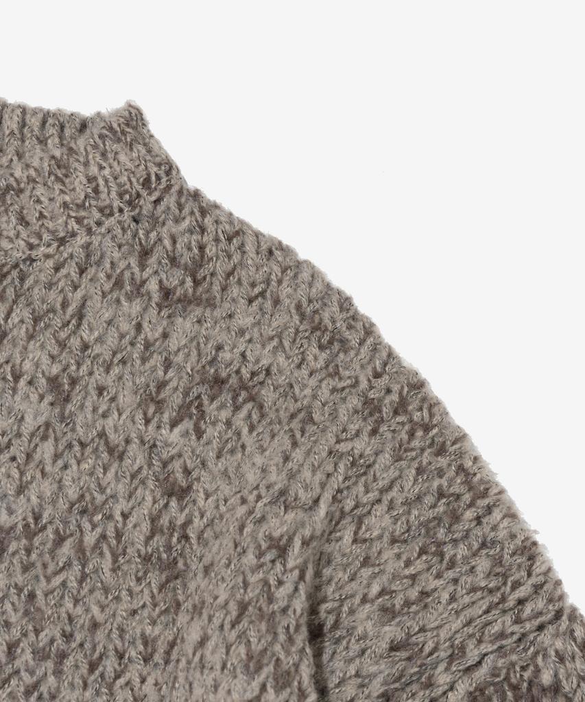 OTHERFITS Alpaca Round Wool Knit (Beige)