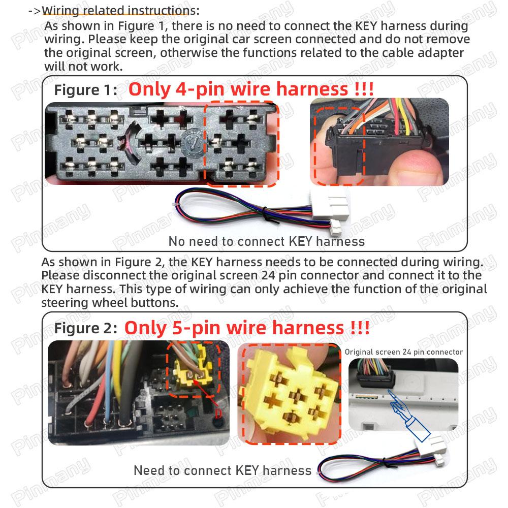 Car Radio Cable RNC2 Wire Harness Adapter with CAN Bus Decoder for Renault Modus Trafic Laguna Master Scenic Kangoo Clio Megane2