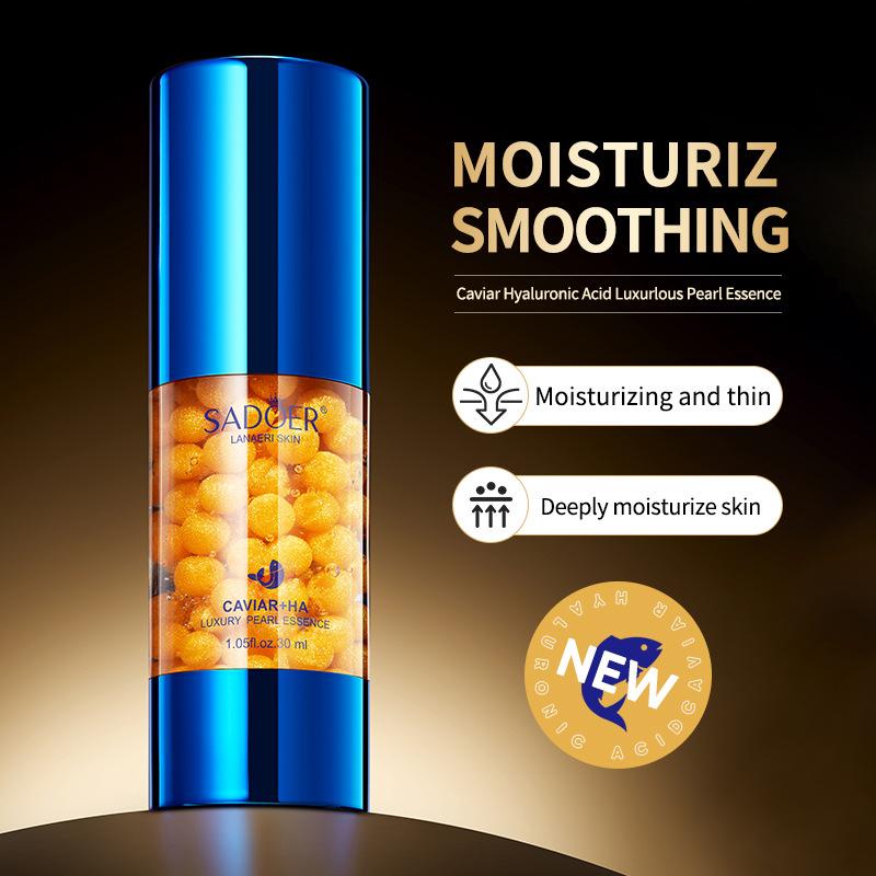 SADOER Kaviárová pleťová esence s kyselinou hyaluronovou Hydratační Vyživující Zpevňující Pleťové sérum Pleťové mléko Kosmetika pro péči o pleť