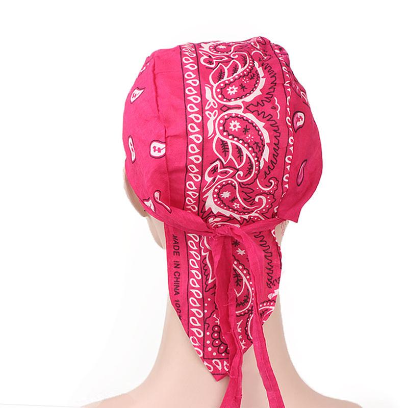 Baumwolle Radfahren Pirate Bandana Männer Frauen Headwraps Fahrrad Stirnband Kopftuch Schweiß Wicking Beanie Hip-Hop Turban Kopf Schal