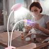 UV LED Tırnak Lambası Çift Başlı Esnek Boyunlu Klipsli Jel Tırnaklar için Manikür Kurutucu Kür Işığı Ev DIY Salon için