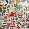55 Cartoon Insects, Bees, Butterflies, Spiders Sticker Set - Waterproof & Non-Infringing for Notebooks, Stationery, or Water Cups