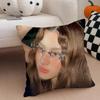 Beautiful Actress CChanikarn Tangkabodee Cushion Cover Throw Pillow Cover Hidden Button Durable Polyester Chair Cushion