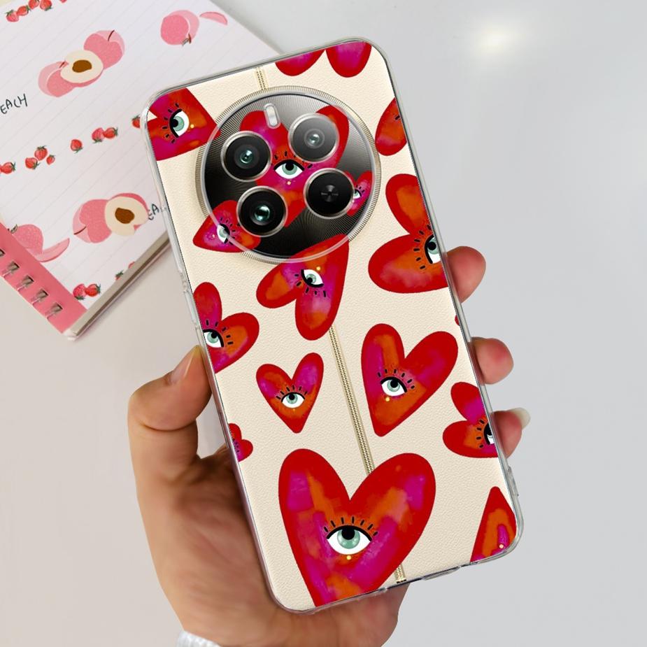 For Realme 12 Pro Plus Case New Fashion Painted Cover Clear Silicone Soft TPU Phone Case For Realme 12 Plus Realme12 Pro + Shell