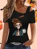 Women's Loose  Halloween and Christmas Gift Tops Blouse Shirt