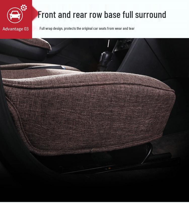 Volkswagen Jetta Five-Seater Linen Seat Cushion - All Seasons, Custom Fit