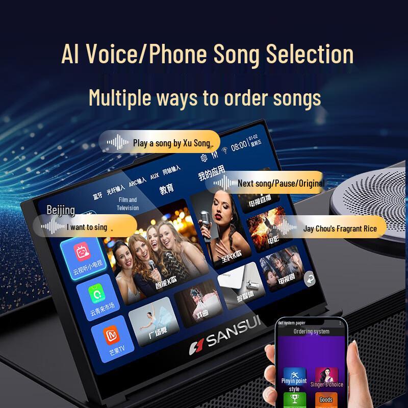 Shanshui Dolby KTV Soundbar Home Theater System