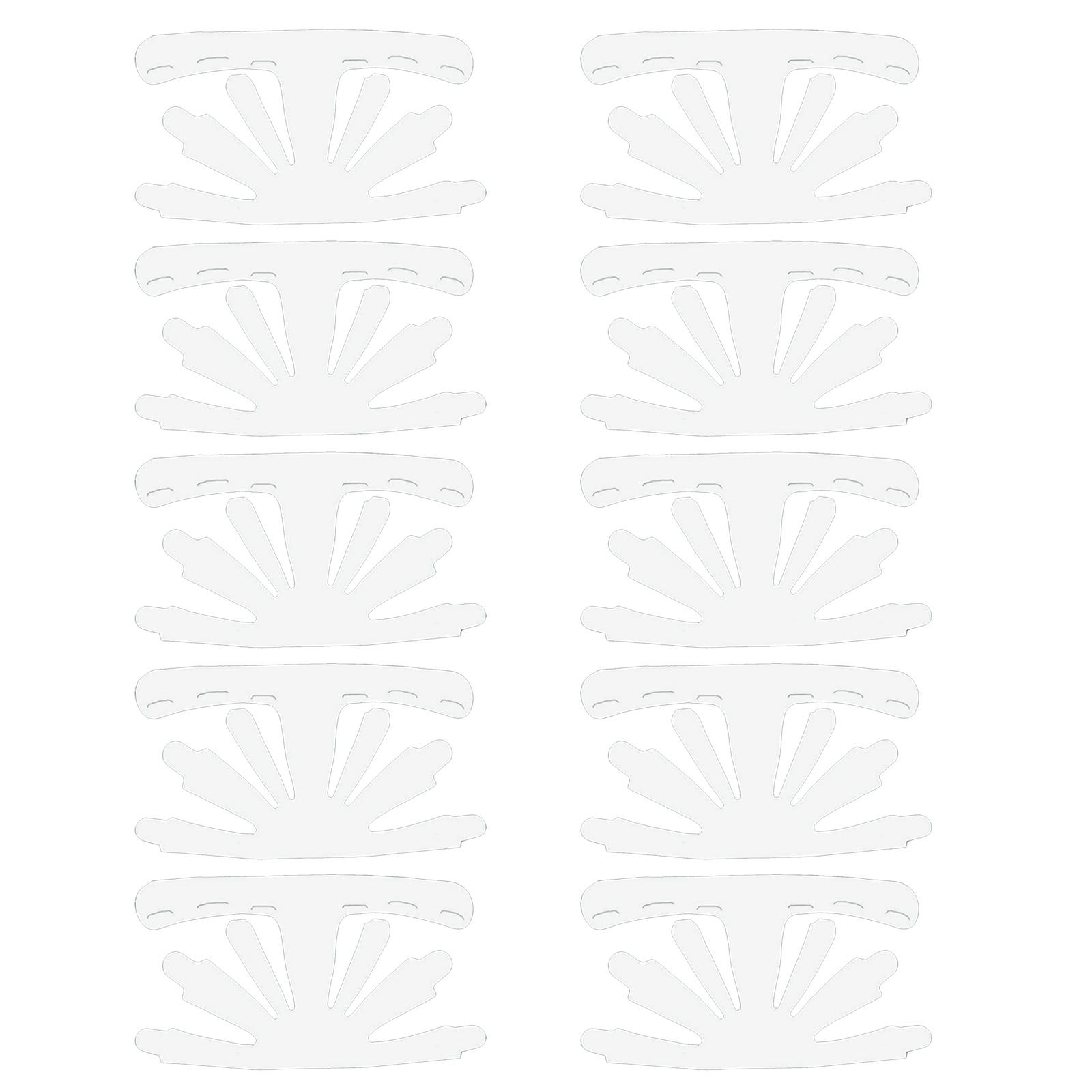 

10 шт. Вкладыши для бейсбольных кепок, сохраняющие форму и внешний вид, многоразовые внутренние подкладки для бейсболок