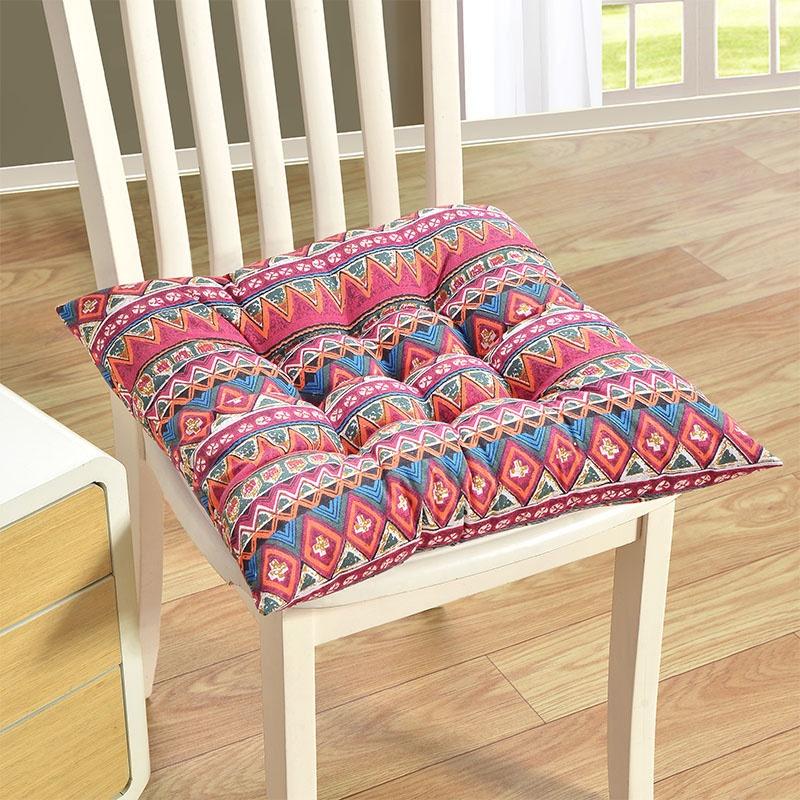 Stylish And Cozy Chair Cushion Pad With Tie-up For Living Room And Bedroom