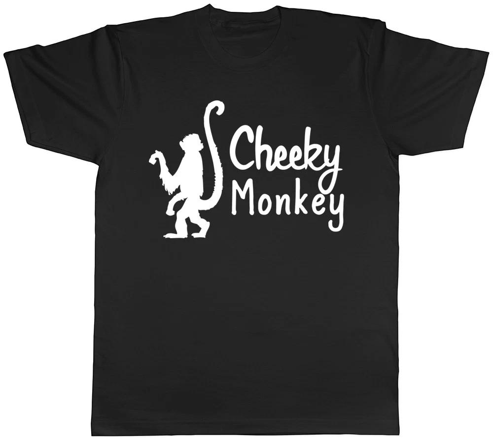Cheeky Monkey Mens Womens Ladies Unisex T-Shirt XS