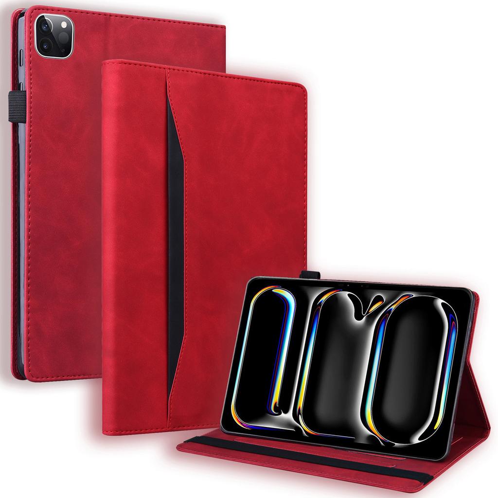 For iPad Pro 11 (2025)/11 (2024) Case Card Slot PU Leather Stand Tablet Cover