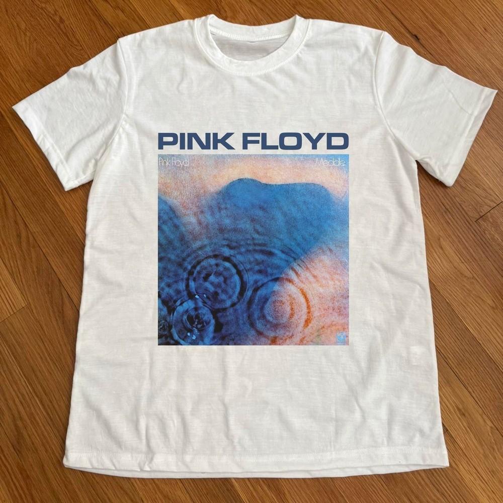 Rare Pink Floyd Meddle T-shirt, Unisex White Cotton T-shirt, Size S-5XL Unisex T-Shirt XXXL