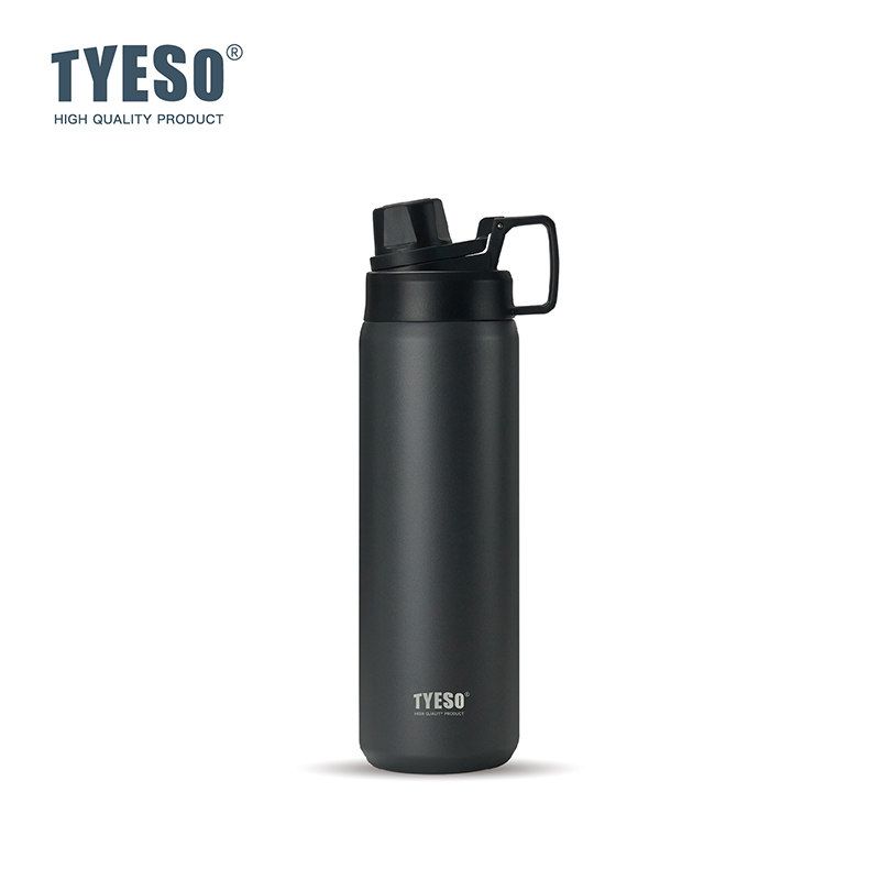 Tyeso New Stainless Steel Portable Sports Bottle Large Capacity Thermos Cup Outdoor Portable Frosted Water Cup