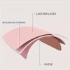 Faux Leather Desk Mat - Non-Slip, Waterproof, Stain-Resistant | Ideal for Office & Study | Available In Multiple Sizes | Pink, Smooth Finish, Desk Pad