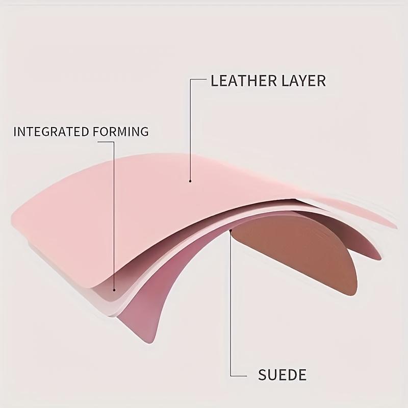 Faux Leather Desk Mat - Non-Slip, Waterproof, Stain-Resistant | Ideal for Office & Study | Available In Multiple Sizes | Pink, Smooth Finish, Desk Pad