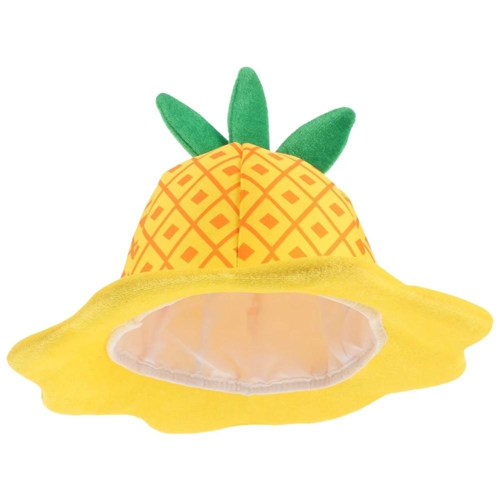 Soft Plush Cartoon Fruit Hat Funny Cosplay Headwear Pineapple Hat  Carnival Festival