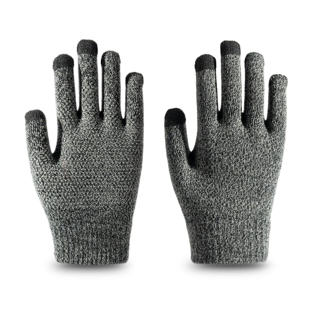 

Перчатки мужские зимние теплые сенсорные флисовые холодные и нескользящие