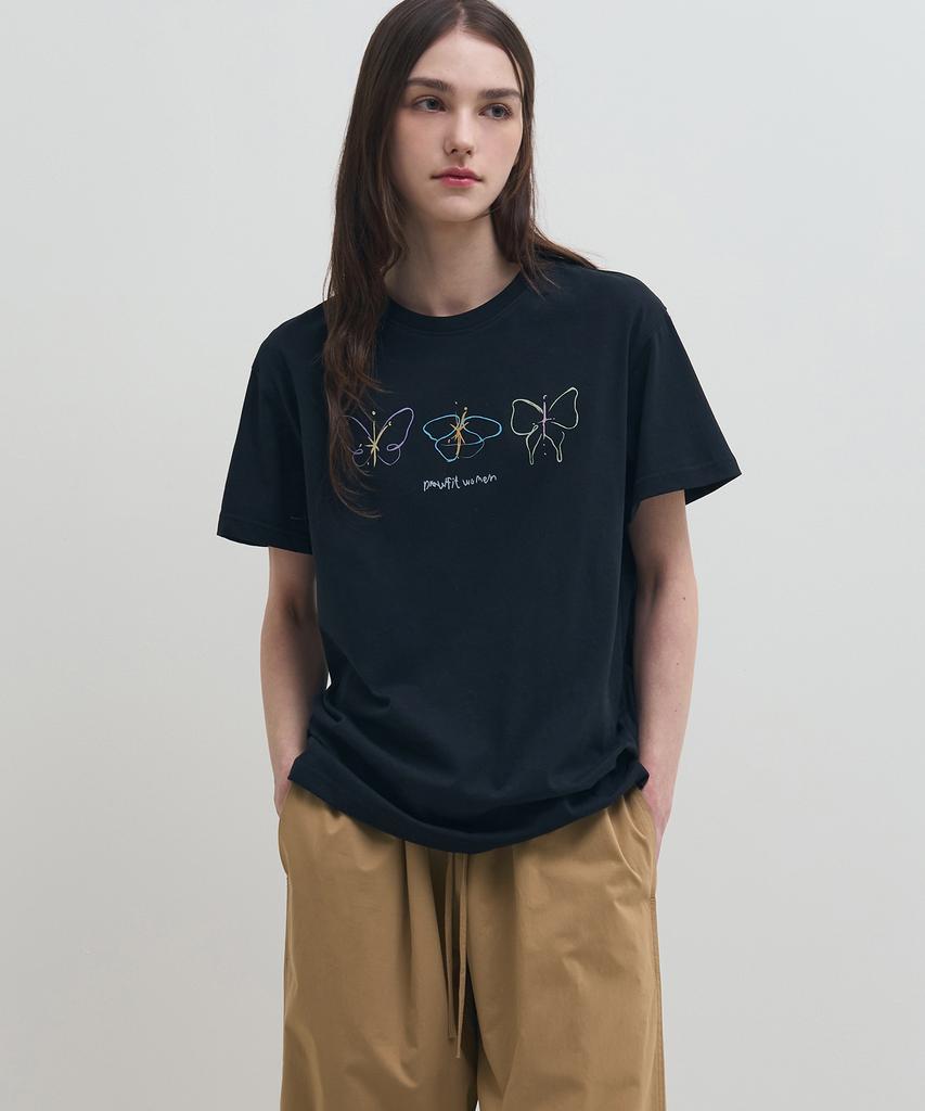Deuloupisumeon Supima Silket Psyche Graphic T-Shirt [Cream]